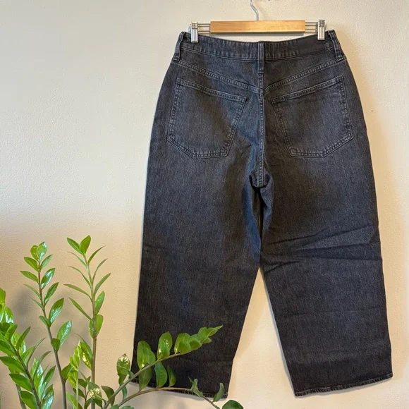 madewell The petite curvy Perfect Vintage Wide-Leg Crop Jean Robles Wash 30P - Picture 9 of 10